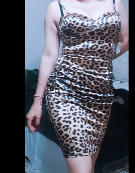 NWT 🐆 Animal print sexy dress 👗 cheetah leopard - Picture 5 of 6